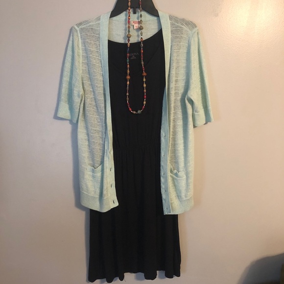 Merona Black Sleevless Dress - Picture 1 of 4